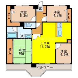 ダイアパレス長崎ステーションプラザの物件間取画像